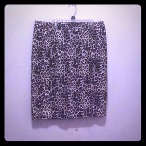 New XL 41Hawthorn Leopard Print Skirt